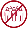 Avoid crowded places - تجنب الاماكن المزدحمة