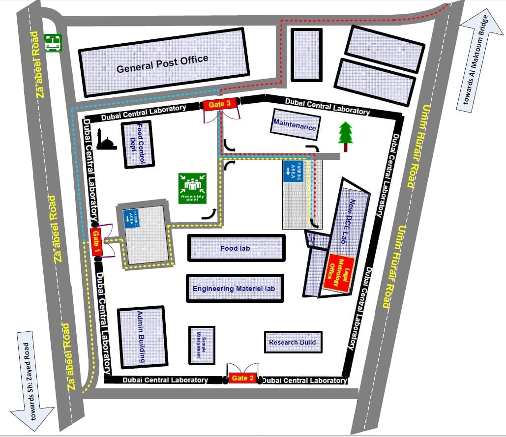 DCL map - خريطةالمختبر