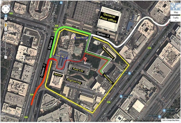 Location map - خريطةالموقع
